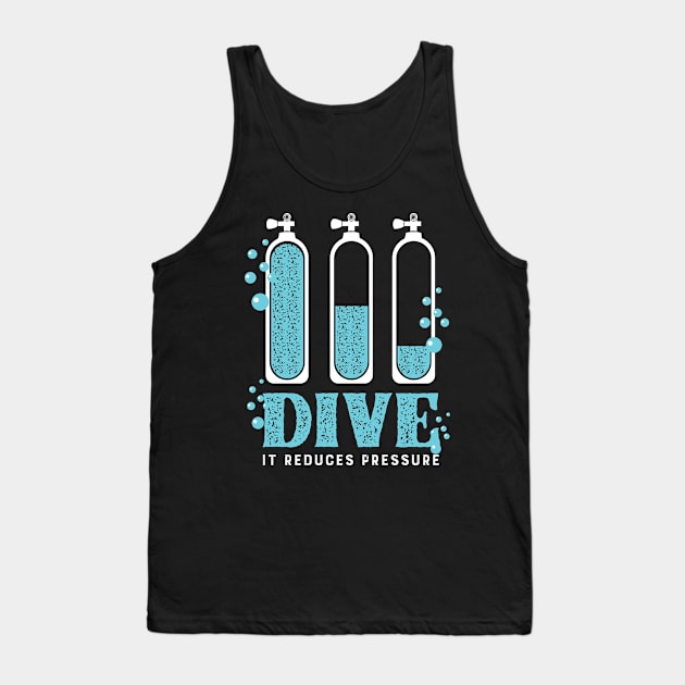 Dive It Reduces Pressure Tank Top by c1337s